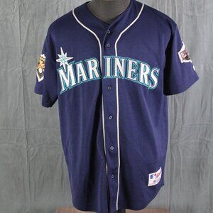 Seattle Mariners Jersey (VTG) - Edgar Martinez 11 Russell Atheltic - Size 44